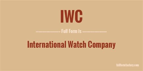 iwc medical abbreviation|iwc meaning slang.